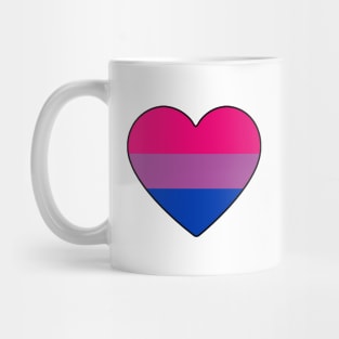 Bisexual Pride Heart Mug
